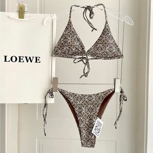Loewe Brown Patterned Bikini